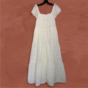 OTHILIA EYELET TIERED DRESS